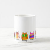Mug Jours de la semaine Chat drôle jours (Centre)