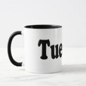 Mug Jours de la semaine - Mardi (Gauche)