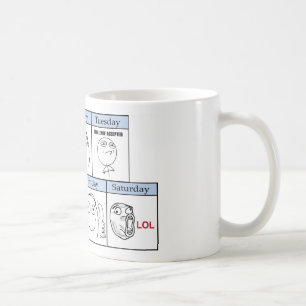 Mug Jours de la semaine Memes
