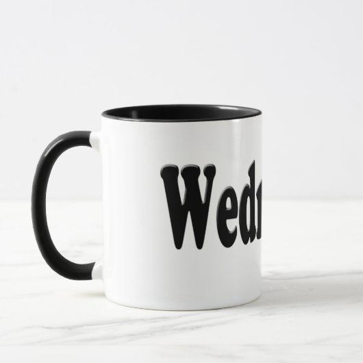 Mug Jours de la semaine - Mercredi (Gauche)