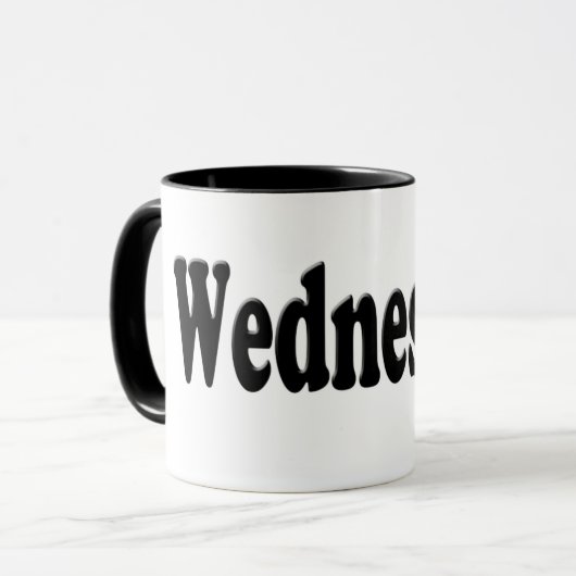 Mug Jours de la semaine - Mercredi (Devant gauche)