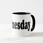 Mug Jours de la semaine - Mercredi (Devant droit)