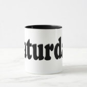 Mug Jours de la semaine - Samedi (Centre)