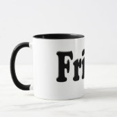 Mug Jours de la semaine - Vendredi (Gauche)