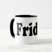 Mug Jours de la semaine - Vendredi (Devant gauche)