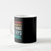 Mug Jours De Mathématiques Scolaires (Devant gauche)