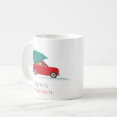 Mug Jours de Noël aux enfants mignons Personnalisé (Devant gauche)