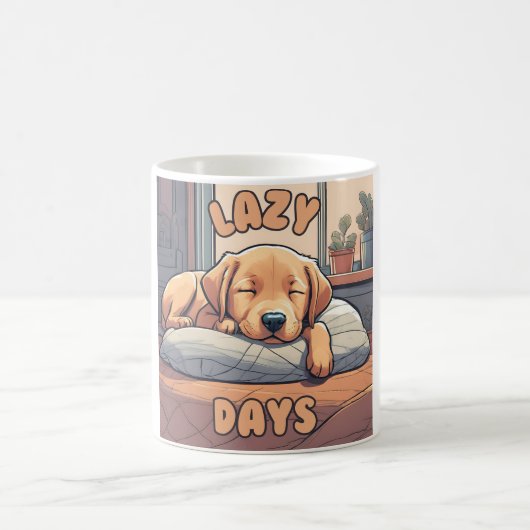 Mug Jours de pelage - Chiot (Centre)
