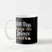 Mug Jours De Science 100e Jour D'École Pour Enseigner (Gauche)