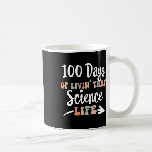 Mug Jours De Science 100e Jour D'École Pour Enseigner (Droite)