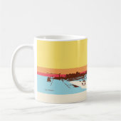 Mug Jours de surf - Île Galveston, Jetée de plaisance (Gauche)