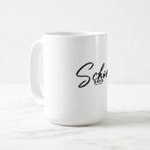 Mug Jours d'école Conception de rentrée scolaire (Devant gauche)