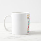 Mug Jours d'été, rétro façons conception de texte (Gauche)