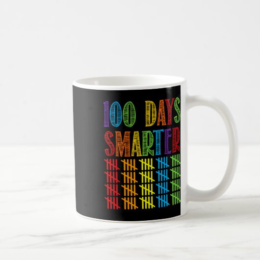 Mug Jours Enseignant Smarter Kindergarten 100e Jour De (Droite)