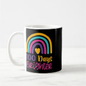 Mug Jours Enseignants Plus Brighter Filles 100 Jours D (Gauche)