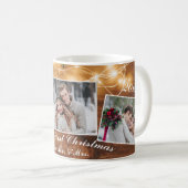 Mug Jours fériés de Noël en bois rustique Mistletoe (Devant droit)