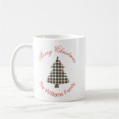 Mug Jours fériés de Noël Russe Plaid (Gauche)