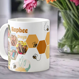 Mug Jours Hapbee 7 Collage Photo Abeille et Nid d'Abei