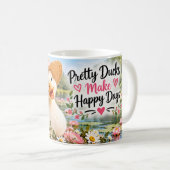 Mug Jours Heureux avec de Jolis Canards (Devant droit)