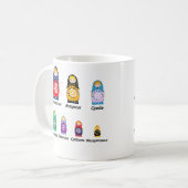 Mug Jours russes de la semaine (Devant gauche)