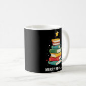 Mug Joy Bookmas - Festive Book Stack for Book Lovers (Devant droit)