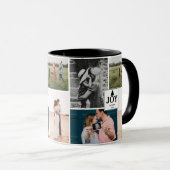 Mug Joy Christmas Family Photo Collage (Devant droit)