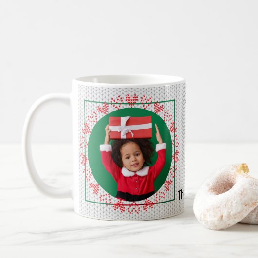 Mug Joy Christmas Sweater Photo (Avec donut)