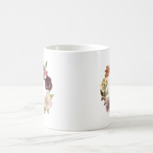 Mug Joy Floral Watercolor Wreath (Centre)