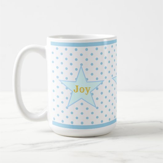 Mug Joy Love Life Stars (Gauche)