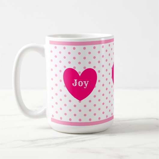 Mug Joy Love Light Heart (Gauche)