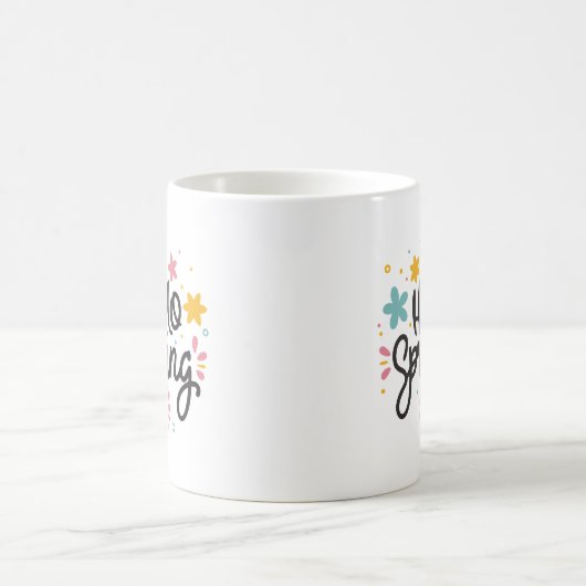 Mug Joy Spring Charming Hello Spring Floral Cheerful (Centre)