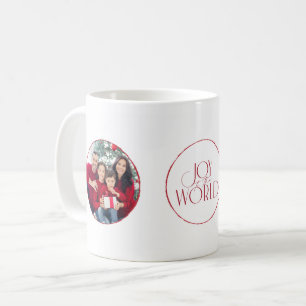 Mug Joy to the World cadres photo Christmas/Holiday Co