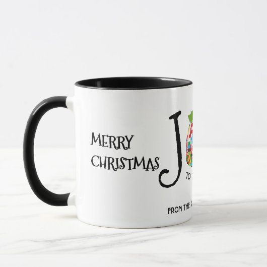 Mug JOY TO THE WORLD Christmas (Gauche)