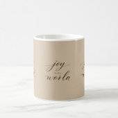 Mug Joy to the World Minimal Script de Noël (Centre)