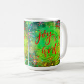 Mug Joy to the World snowflake (Devant droit)