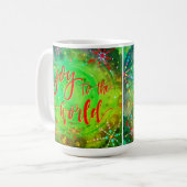 Mug Joy to the World snowflake (Devant gauche)