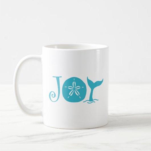 Mug Joy Typographie Noël côtier (Gauche)