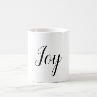 Joy Vacances Minimal Blanc Élégant Texte
