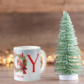 Mug Joy Watercolor Wreath + Red Cardinal | Nom