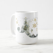 Mug Joy Winter Forest Letting Gold Snowflakes (Devant gauche)