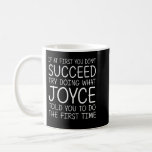 Mug JOYCE Poison Nom Personnalized Birthday Funny Chri<br><div class="desc">JOYCE Poison Nom Personnalized Birthday Funny Christmas Joke</div>