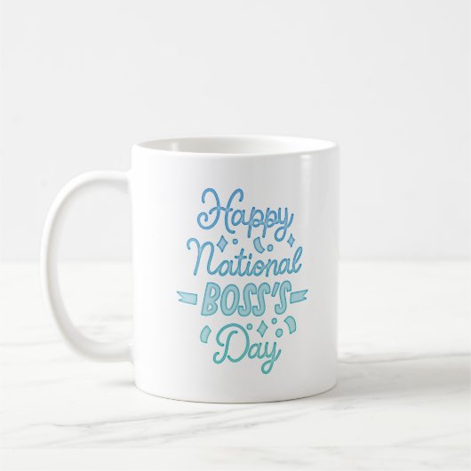 MUG JOYE JOYEUSE JOURNÉE NATIONALE DE LA BOSS (Gauche)