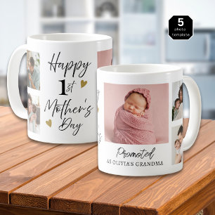 Mug Joyeuse 1ère fête des mères en tant que grand-mère