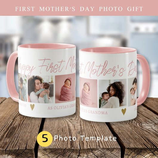 Mug Joyeuse 1ère Fête des mères en tant que grand-mère