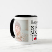Mug Joyeuse 1ère Fête des Mères Nouvelle photo de mama (Devant gauche)