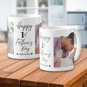 Mug Joyeuse 1ère Fête des Pères Papa Personnalisé 2 Ph