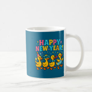 Mug Joyeuse Année 2026 Cadeau de fête de canard mignon