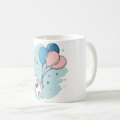 Mug Joyeuse dent de dessin avec ballons - Santé dentai (Devant droit)