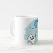 Mug Joyeuse dent de dessin avec ballons - Santé dentai (Devant gauche)