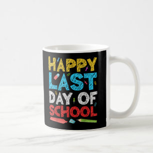 Mug Joyeuse Dernière journée de l'école garçon fille e